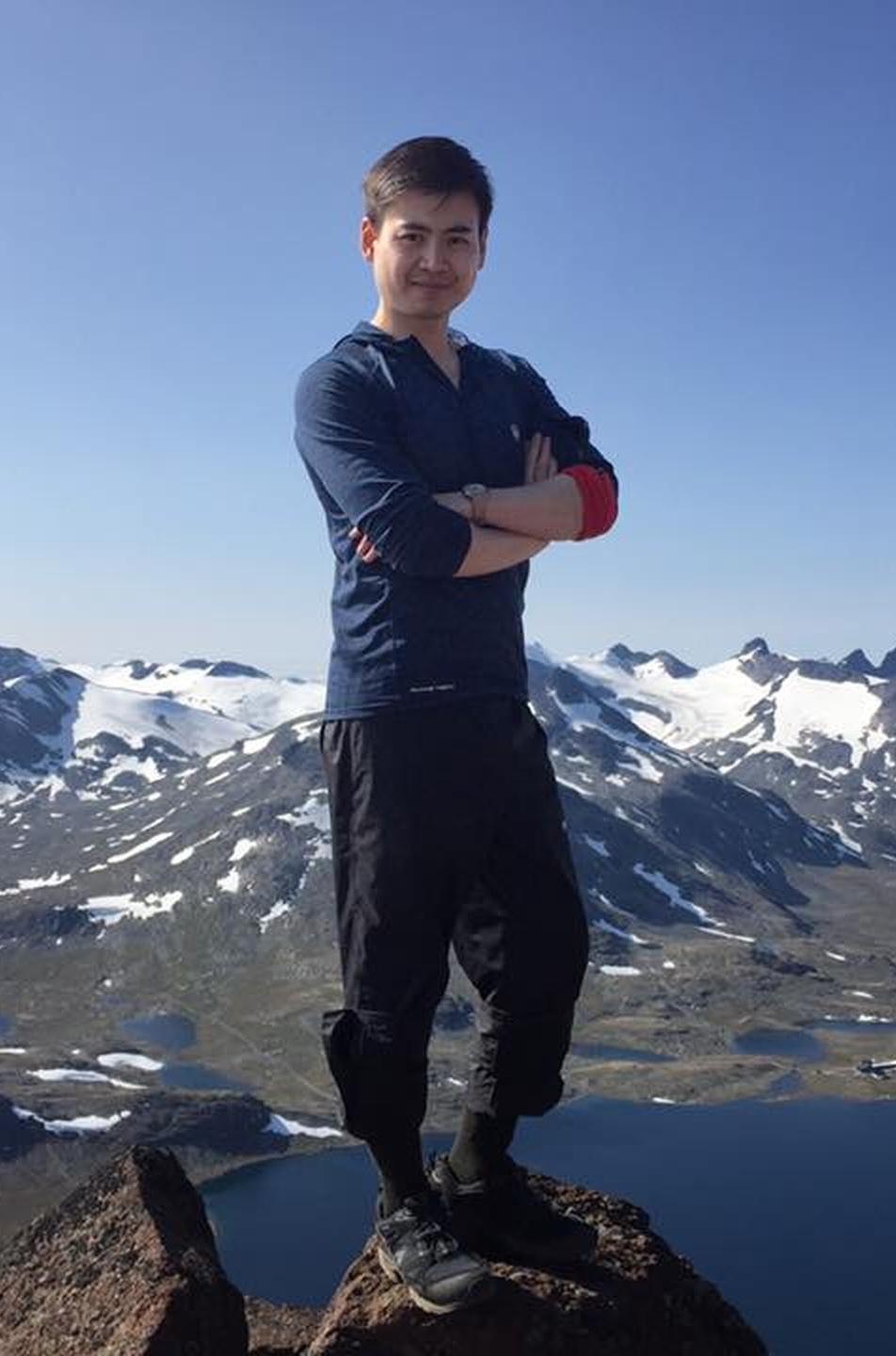 hiking at Jotunheimen national park Norway